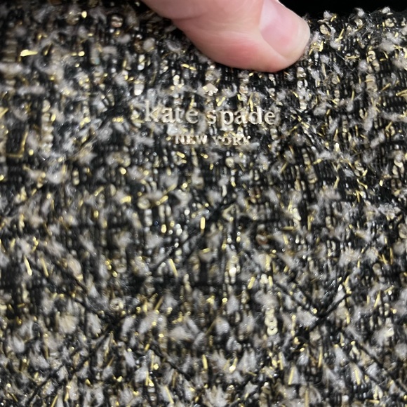 Black Tweed Kate Jordyn Chain bag - Picture 2 of 9